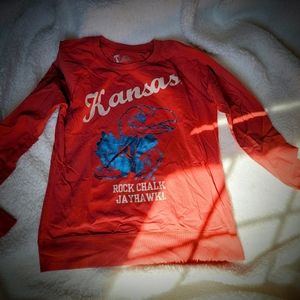KANSAS JAYHAWKS WOMENS LONG SLEEVE SIZE Medium